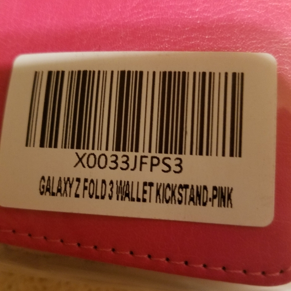 ❤️🎊Host Pick🎊❤️Pink Samsung Galaxy Z Fold3 Case, Wallet Pouch Cover Kickstand - Picture 11 of 12